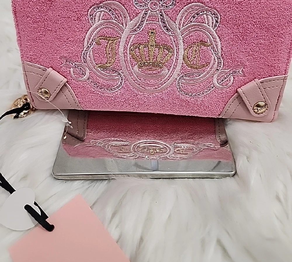 💕▪️Juicy Couture▪️lovers Club  Pink Lemonade  Long Zip Around Wallet